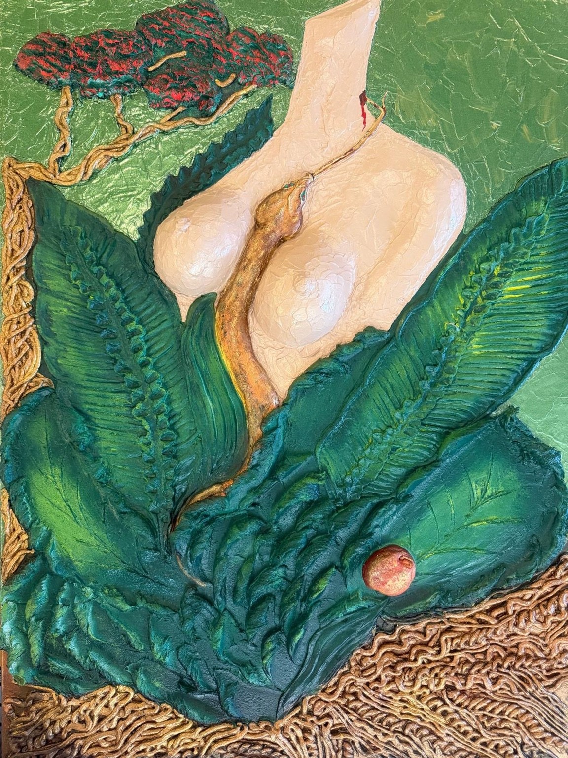 Întoarcerea la Rădăcini — AVUDAV ART by Gabriela, 60 × 80 cm
